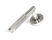 50071 From the Anvil Polished Marine SS (316) Brompton Lever on Rose Set (Beehive) - Unsprung