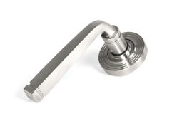 50075 From the Anvil Satin Marine SS (316) Avon Round Lever on Rose Set (Beehive) - Unsprung