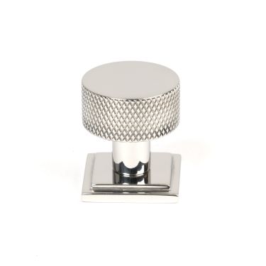 Click Here To Enlarge This Photo Of 46849 From the Anvil Polished SS (304) Brompton Cabinet Knob - 25mm (Square)