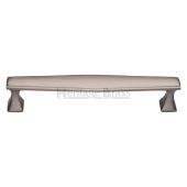 C0334 203-SN Heritage Brass Cabinet Pull Deco Design 203mm ctc Satin Nickel Finish