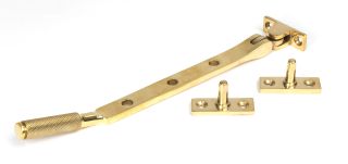 50615 From the Anvil Polished Brass 8" Brompton Stay