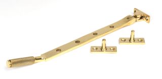 50616 From the Anvil Polished Brass 10" Brompton Stay