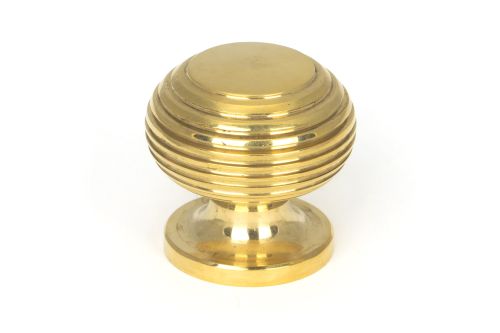 Click Here To Enlarge This Photo Of 91769 From the Anvil Polished Brass Beehive Cabinet Knob 30mm