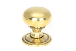 46723 From the Anvil Aged Brass Mushroom Cabinet Knob 32mm