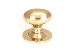 46728 From the Anvil Polished Bronze Oval Cabinet Knob 40mm