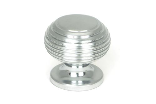 Click Here To Enlarge This Photo Of 46663 From the Anvil Satin Chrome Beehive Cabinet Knob 30mm