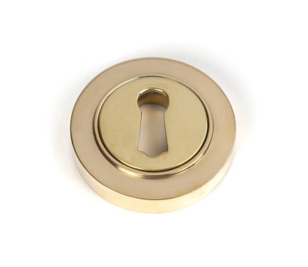 Click Here To Enlarge This Photo Of 50746 From the Anvil Polished Brass Round Escutcheon (Plain)
