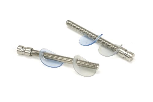 Click Here To Enlarge This Photo Of 50817 From the Anvil Satin SS (304) 100mm Back to Back Fixings for T Bar (2) - Offset