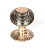 46658 From the Anvil Polished Bronze Beehive Centre Door Knob