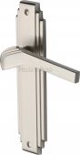 TIF5210-SN Heritage Brass Door Handle Lever Latch Tiffany Design Satin Nickel Finish