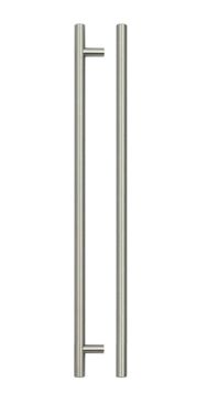 Click Here To Enlarge This Photo Of TDFPT-320-380BN - Zoo Hardware T Bar Cabinet Handle 320mm c/c (380mm Overall Length) Brushed Nickel Finish