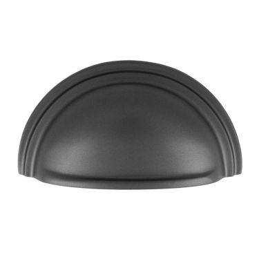 Click Here To Enlarge This Photo Of C47ANT - Carlisle Brass Fingertip Design Victorian Cup Pull 76mm Anthracite