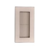 C1865 105-SN Heritage Brass Reeded Rectangular Flush Pull 105 x 58mmmm Satin Nickel finish