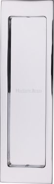 Click Here To Enlarge This Photo Of C1872-PC Heritage Brass Flush Pull 197mm Polished Chrome finish