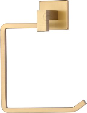Click Here To Enlarge This Photo Of CHE-RING-SB M.Marcus 'Chelsea' Towel Ring Satin Brass Finish