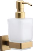 CHE-SOAP-SB M.Marcus 'Chelsea' Soap Dispenser with High Quality Grade 304 SS Pump Satin Brass Finish