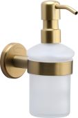 OXF-SOAP-SB M.Marcus 'Oxford' Soap Dispenser with High Quality Grade 304 SS Pump Satin Brass Finish