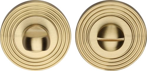 Click Here To Enlarge This Photo Of RR4049-SB Heritage Brass Thumbturn & Emergency Release Satin Brass finish