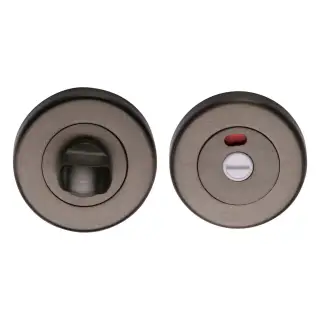 V4046-MB Heritage Brass Indicator Turn & Release for Bathroom Doors Matt Bronze finish