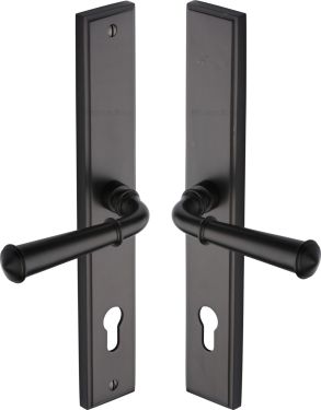 Click Here To Enlarge This Photo Of MP1932.RH-MB Heritage Brass 92mm Multi-Point Door Handle Lever Lock Colonial RH Design Matt Bronze finish