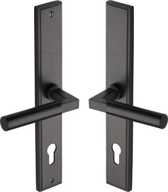 Click Here To Enlarge This Photo Of MP2259.RH-MB Heritage Brass 92mm Multi-Point Door Handle Lever Lock Bauhaus RH Design Matt Bronze finish