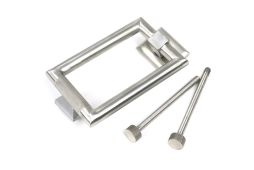 46653 From the Anvil Satin Marine SS (316) Brompton Door Knocker