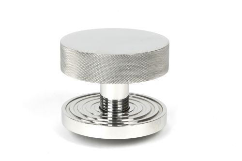 Click Here To Enlarge This Photo Of 46768 From the Anvil Polished Marine SS (316) Brompton Centre Door Knob (Beehive)