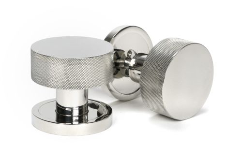 Click Here To Enlarge This Photo Of 46806 From the Anvil Polished Marine SS (316) Brompton Mortice/Rim Knob Set (Plain)