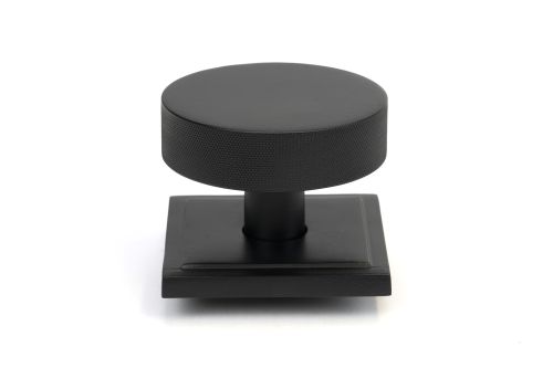 Click Here To Enlarge This Photo Of 46761 From the Anvil Matt Black Brompton Centre Door Knob (Square)