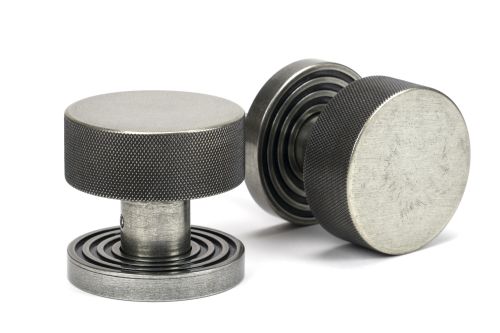 Click Here To Enlarge This Photo Of 46804 From the Anvil Pewter Brompton Mortice/Rim Knob Set (Beehive)