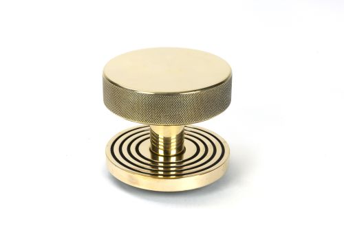 Click Here To Enlarge This Photo Of 46736 From the Anvil Aged Brass Brompton Centre Door Knob (Beehive)