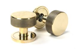 46774 From the Anvil Aged Brass Brompton Mortice/Rim Knob Set (Plain)