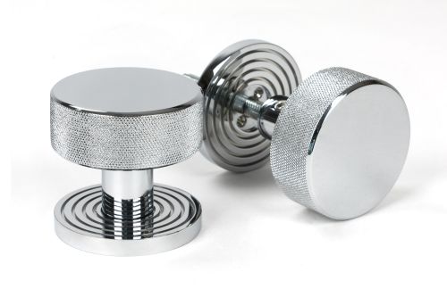 Click Here To Enlarge This Photo Of 46780 From the Anvil Polished Chrome Brompton Mortice/Rim Knob Set (Beehive)
