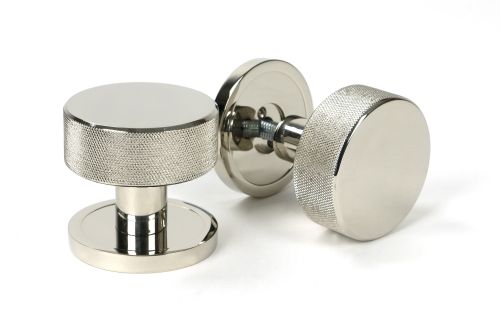 Click Here To Enlarge This Photo Of 46782 From the Anvil Polished Nickel Brompton Mortice/Rim Knob Set (Plain)