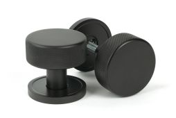 46786 From the Anvil Aged Bronze Brompton Mortice/Rim Knob Set (Plain)