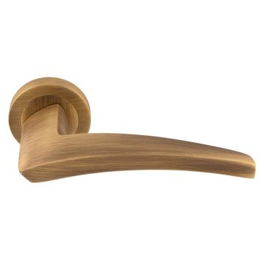 Click Here To Enlarge This Photo Of DU5AB - Carlisle Brass Manital 'Dune' Lever on Round Rose - Antique Brass
