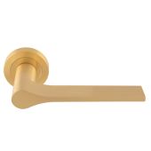 VV5SB - Carlisle Brass Manital 'Vela' Lever on Round Rose - Satin Brass