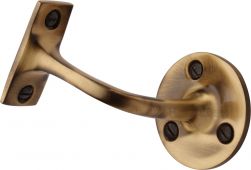 V1030 64-AT Heritage Brass Handrail Bracket 2 ½" Antique Brass Finish