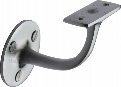 Click Here To Enlarge This Photo Of V1030 64-SC Heritage Brass Handrail Bracket 2 ½" Satin Chrome Finish