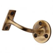 V1030 76-AT Heritage Brass Handrail Bracket 3" Antique Brass Finish