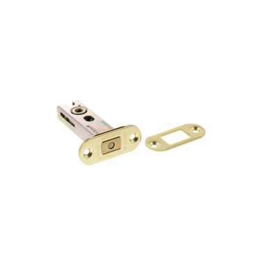 Click Here To Enlarge This Photo Of Atlantic - ADBRCE3PB Fire Rated CE Tubular Mortice Deadbolt (Radius) 3" - Polished Brass