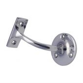 V1030 76-PC Heritage Brass Handrail Bracket 3" Polished Chrome Finish