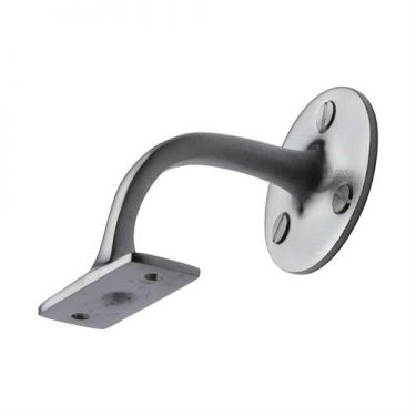 Click Here To Enlarge This Photo Of V1030 76-SC Heritage Brass Handrail Bracket 3" Satin Chrome Finish