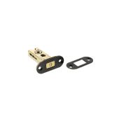 Atlantic - ADBRCE25UDB Fire Rated CE Marked Bolt Through Tubular Mortice Deadbolt (Radius) 2.5" - Urban Dark Bronze