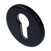 DuraTique, SE35 Slimline Euro Profile Escutcheon - Textured Matt Black Finish (SE35-TMB)