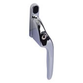 EH10L Right Hand Locking Cranked Espagnolette Window Handle - Polished Chrome (EH10L-RH-CP)