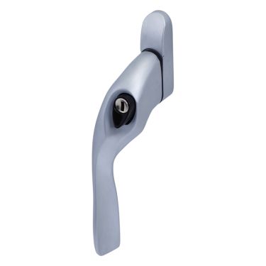 Click Here To Enlarge This Photo Of Kuhlen™ Left Hand Locking Cranked Espagnolette Window Handle - Satin Chrome (EH20L-LH-SC)