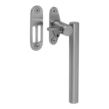 Click Here To Enlarge This Photo Of Right Hand Mortice Plate Casement Window Fastener - Lockable - Satin Stainless Steel (SST79B-RH-M-SSS)