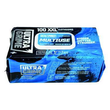 Click Here To Enlarge This Photo Of 5900-RB BLUE Ultra-Grime Pro Multi-use wipes (100-pack)
