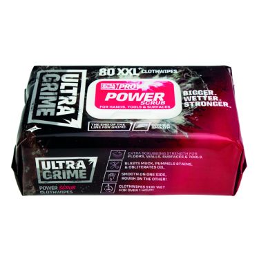 Click Here To Enlarge This Photo Of 5920-RB RED Ultra-Grime Pro Power-Scrub XXL wipes (80-pack)
